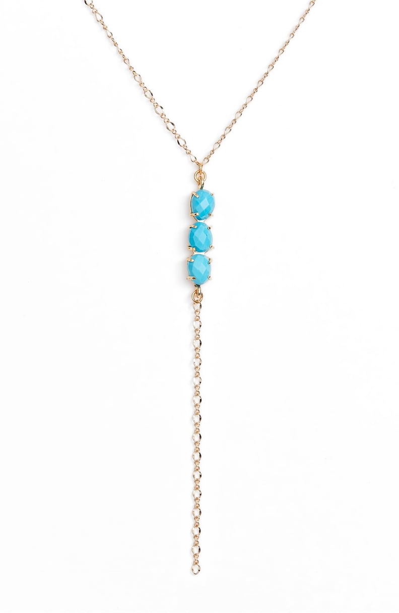 Bracha Esmeralda Lariat Necklace