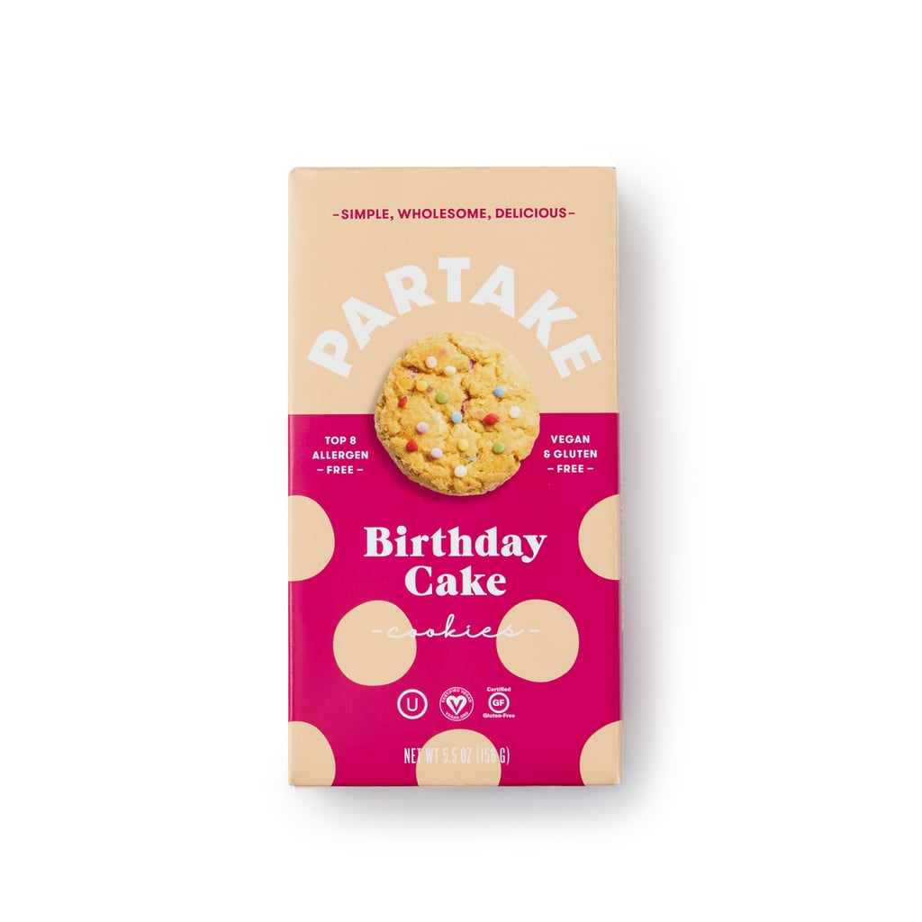 Partake Crunchy Cookies - Birthday Cake