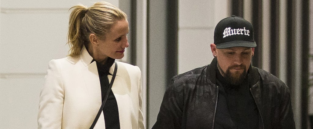 Cameron Diaz and Benji Madden at Dinner in Australia