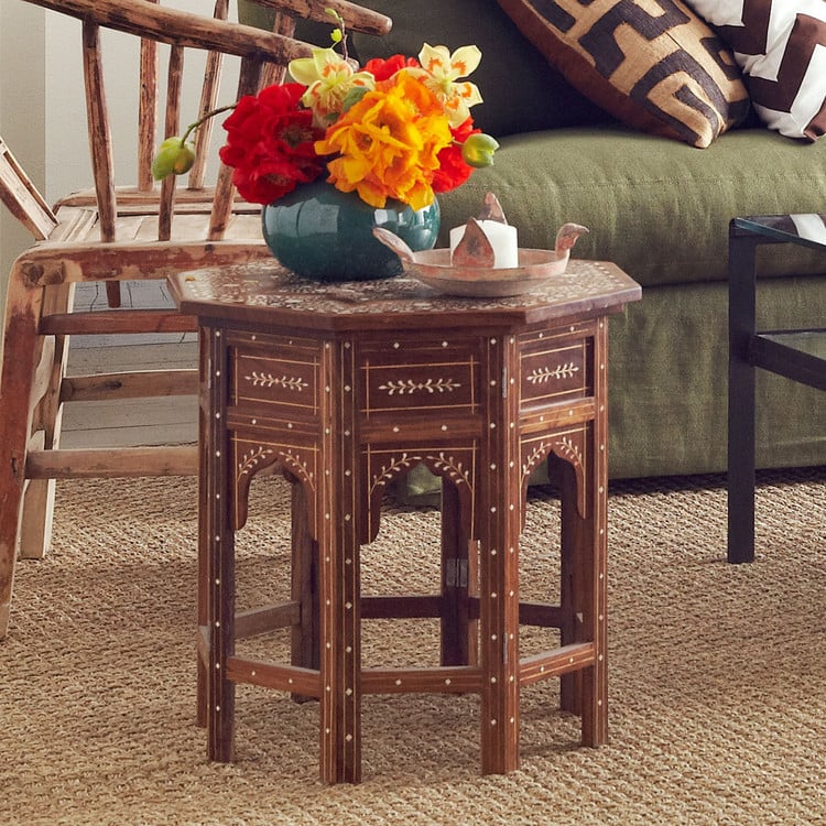 Bonnie: Moroccan Drum Table