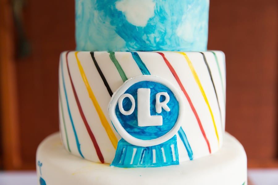 Watercolor Train Boy's Birthday Party