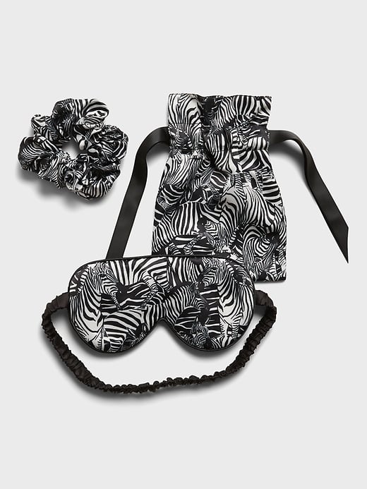 Banana Republic Satin Eye Mask & Scrunchie Set