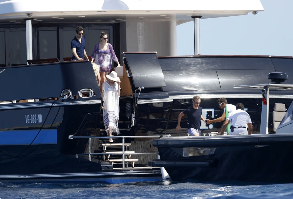 Anne Hathaway and Adam Shulman Spain Vacation August 2015