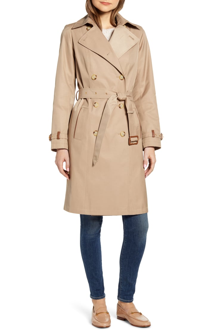 Lauren Ralph Lauren Double Breasted Trench Coat | Basic Clothing For ...