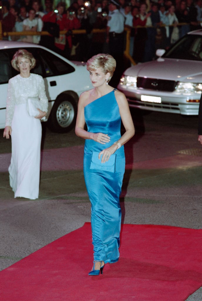 Meghan Markle Wearing Princess Diana's Aquamarine Ring