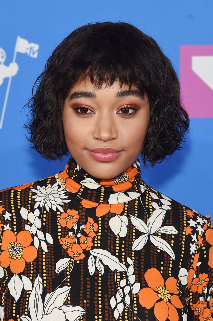 Amandla Stenberg and Mikaela Straus Matching Makeup at VMAs