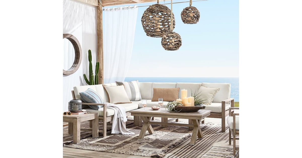 Pottery Barn Indio Eucalyptus 6Piece Sectional The Best Outdoor