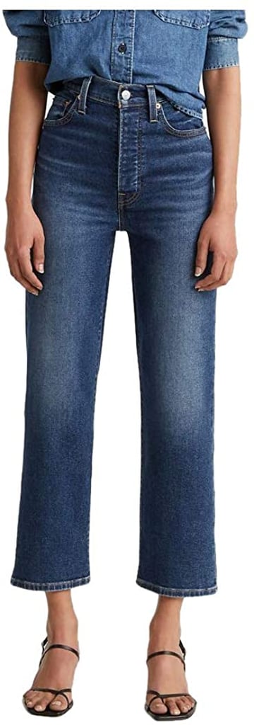 Levi's Ribcage Straight Ankle Jeans | The Best Amazon Fashion Black ...