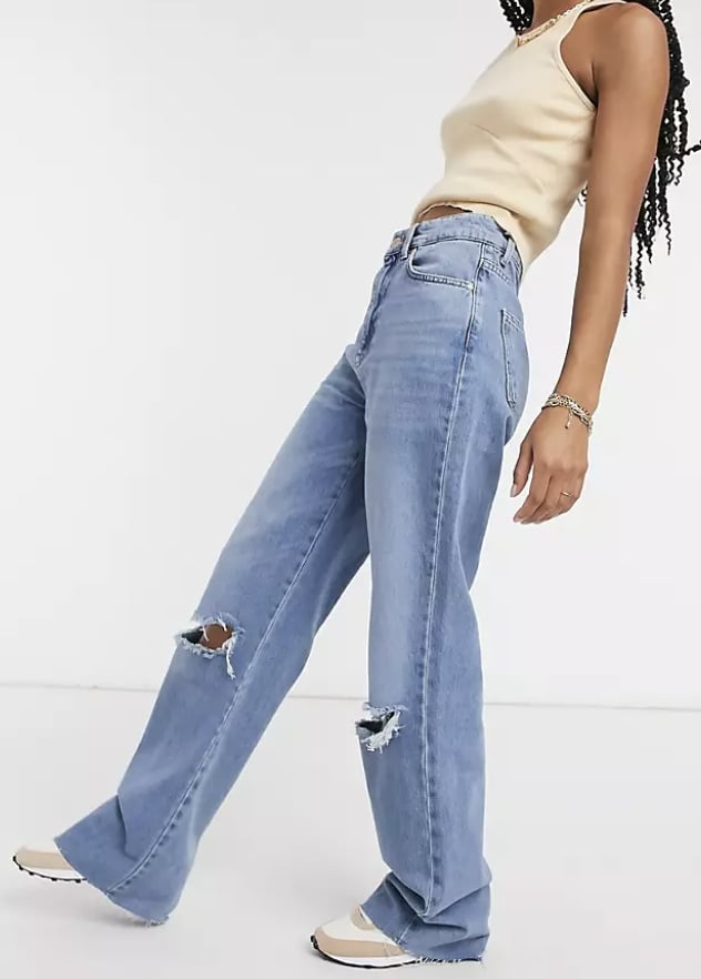 Stradivarius Straight Leg 90s Jeans | How To Wear the Y2K Trend That's ...