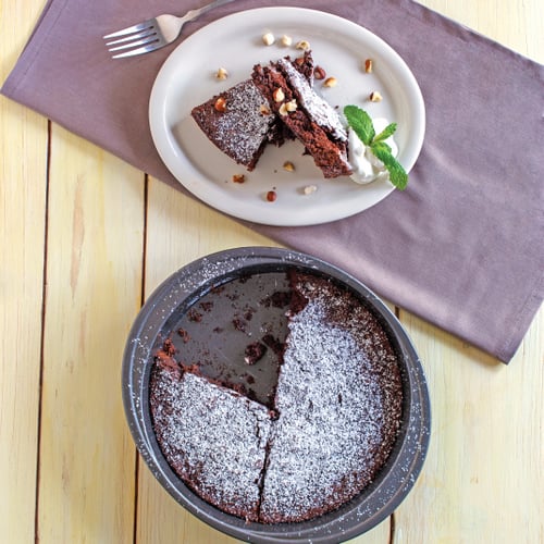 Nutty Brownie Cake Nutty Brownie Cake
