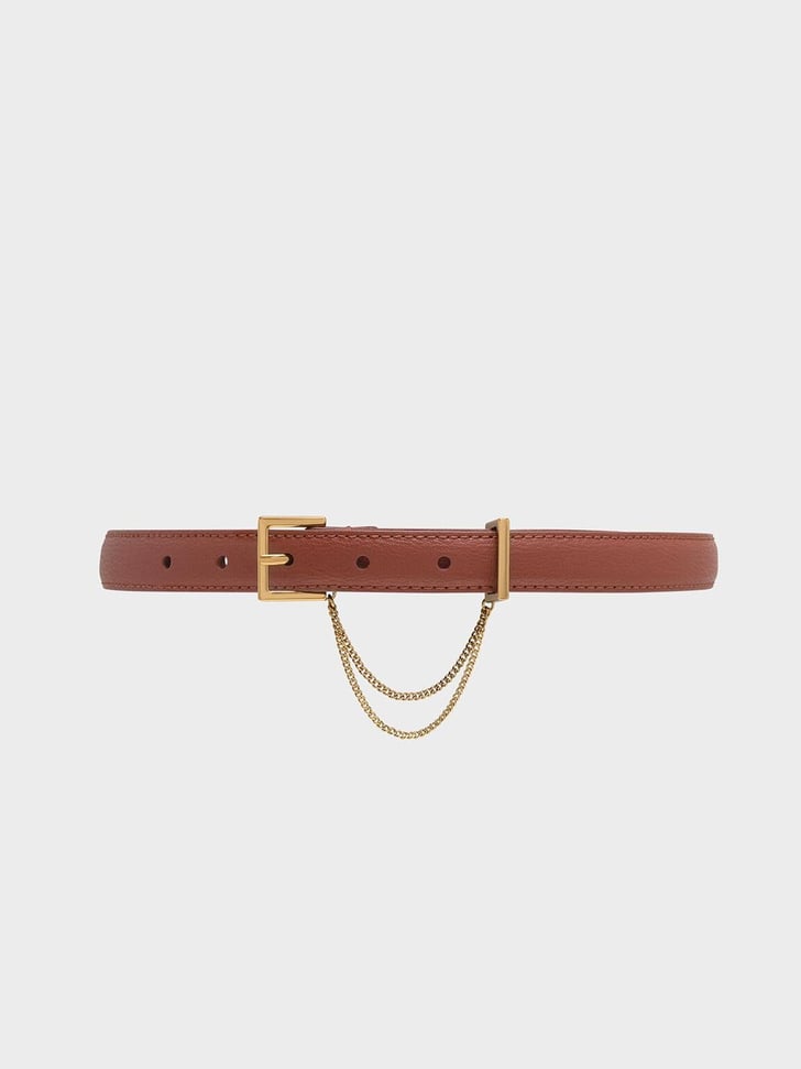 Charles & Keith Chain Link Belt How to Wear a Belt Outfit Ideas