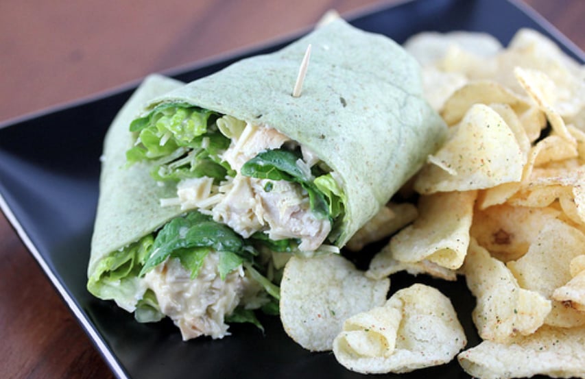 Chicken Caesar Salad Wrap