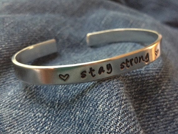 Stay Strong Cuff Bracelet