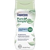 Coppertone Pure & Simple Kids Sunscreen Lotion, SPF 50