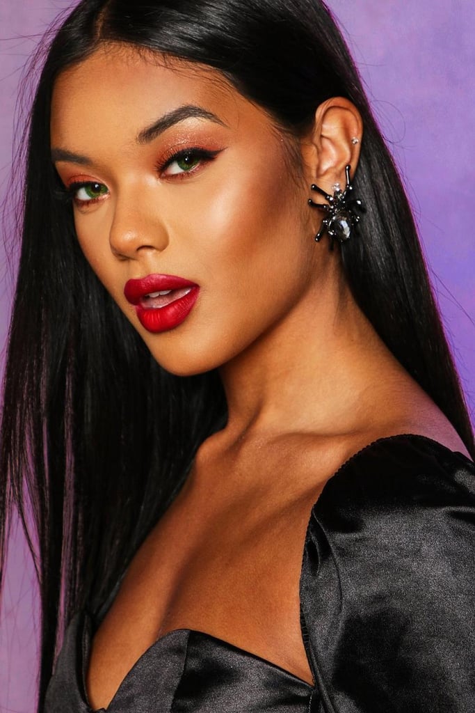 Boohoo Halloween Oversized Spider Stud Earrings