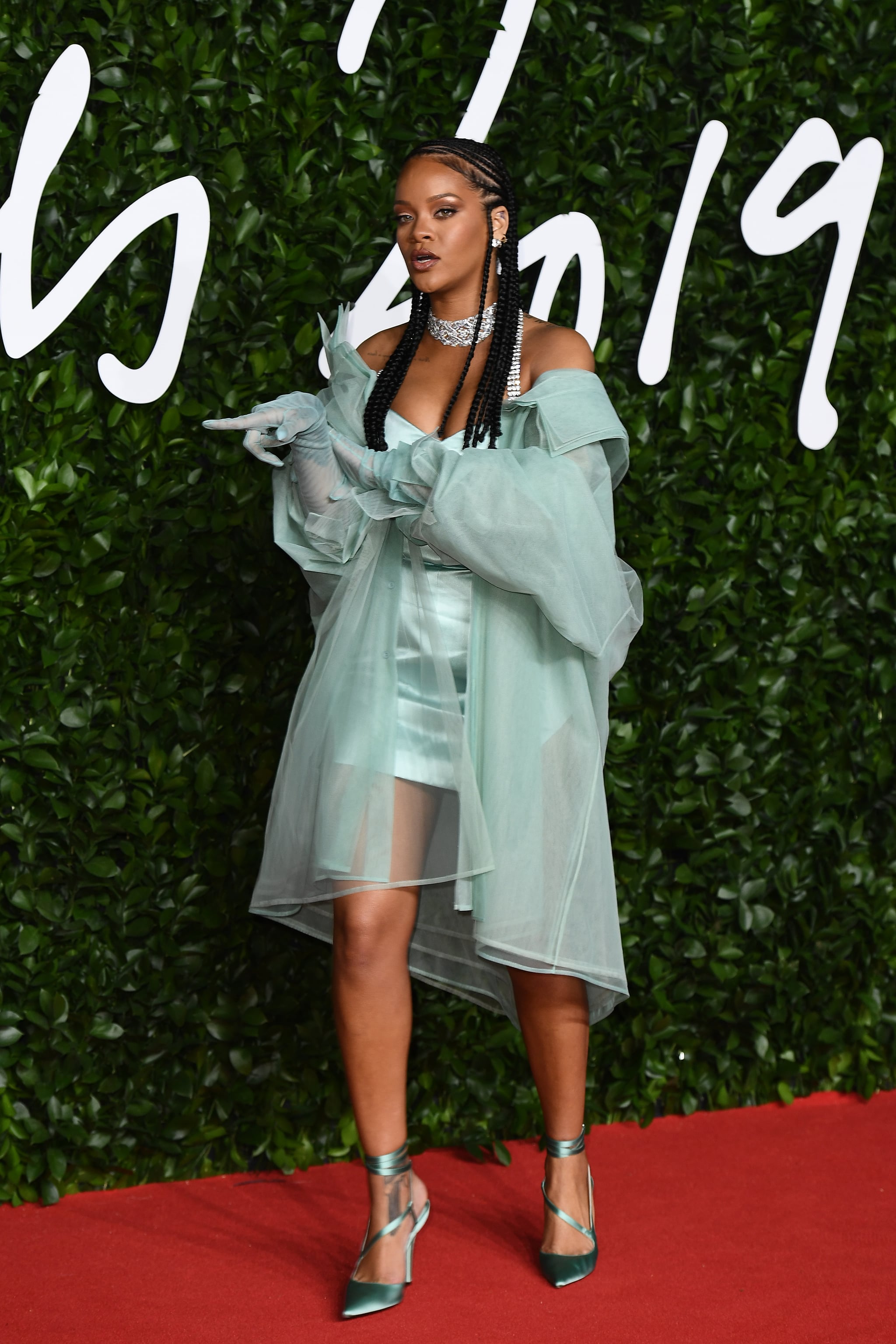 Rihanna Wearing Fenty At The British Fashion Awards 2019 Popsugar Fashion