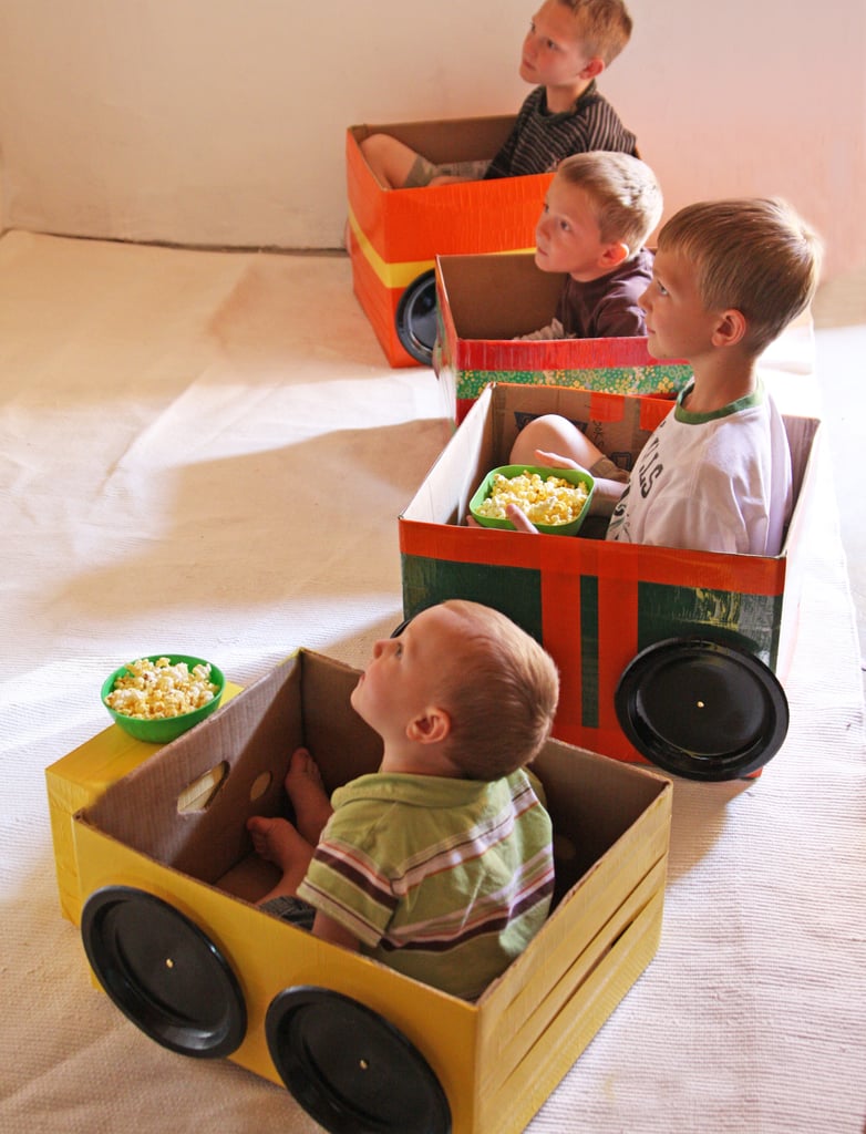 Box Cars Cardboard Box Projects For Kids POPSUGAR Family Photo 4