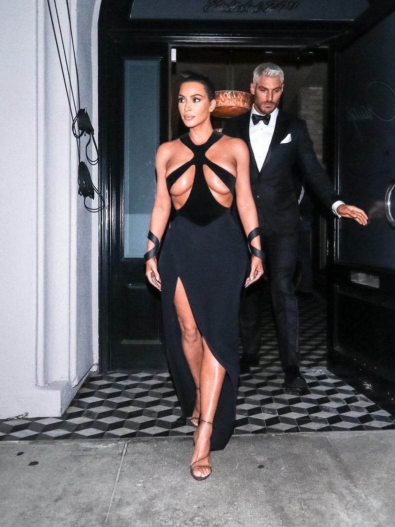 Kim Kardashian Wearing Vintage Mugler in 2019