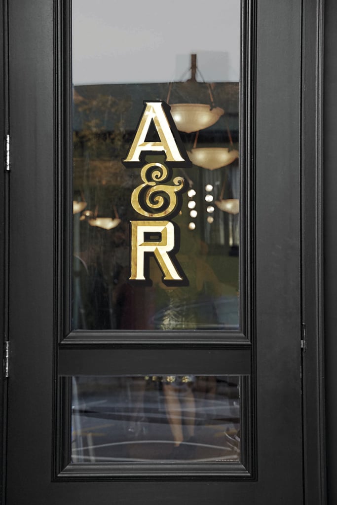 Anthony and Rusty decorated with gold-and-black vinyl decals to represent their initials.
Photo by Thayer Allyson Gowdy