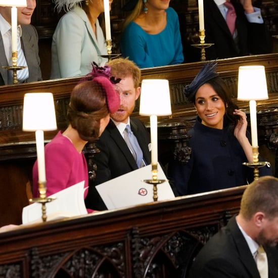 Meghan, Harry, Kate, and William at Eugenie's Wedding