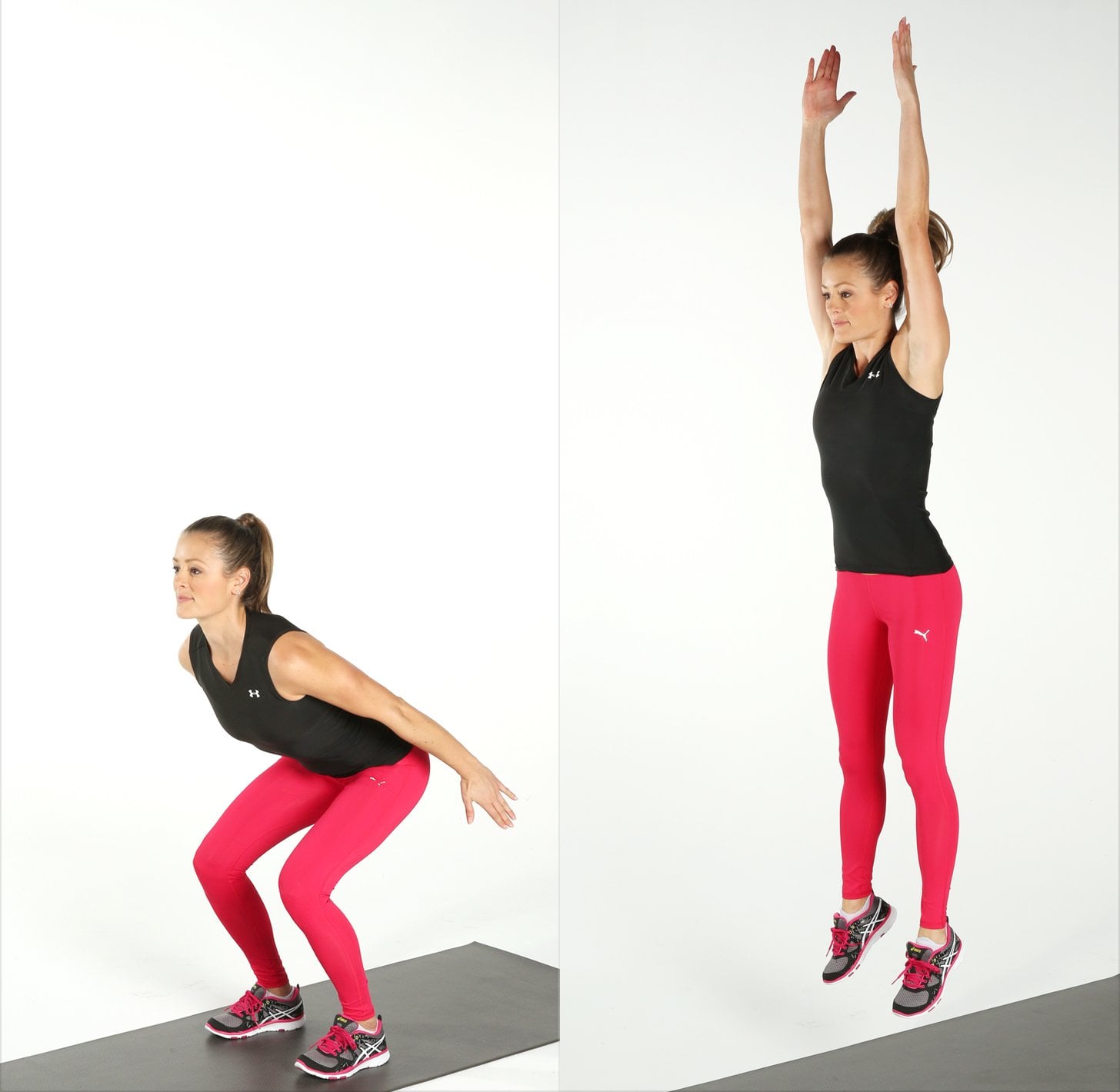 Squat to sales oblique crunch