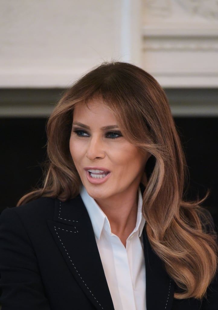 Melania Wearing Her Escada Blazer at the White House, September 2017