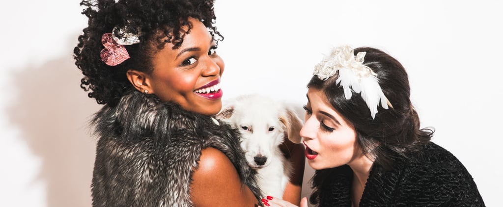 Puppies and Holiday Hair Accessories