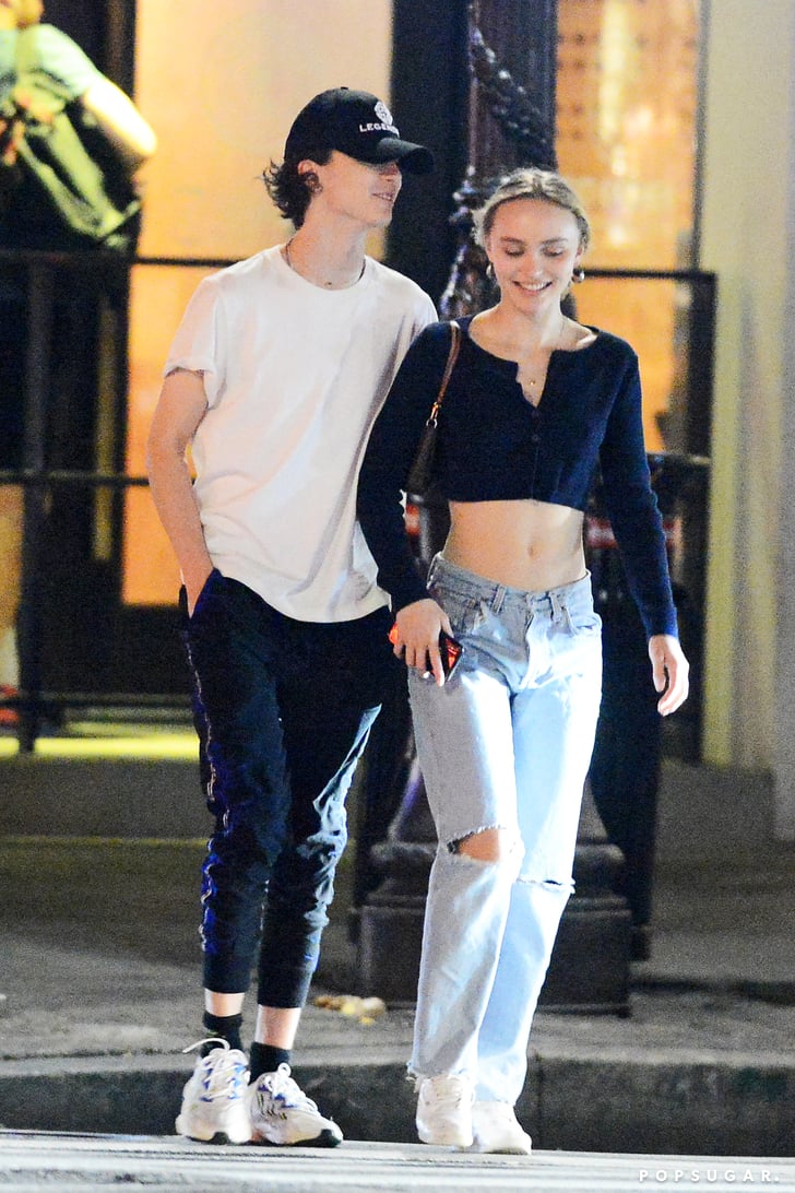 Timothée Chalamet And Lily Rose Depp Out In Nyc Pictures Popsugar