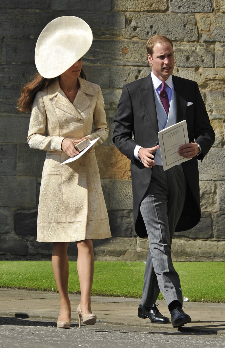 Kate Wearing Her Yellow Coat For Zara Phillips's Wedding, 2011