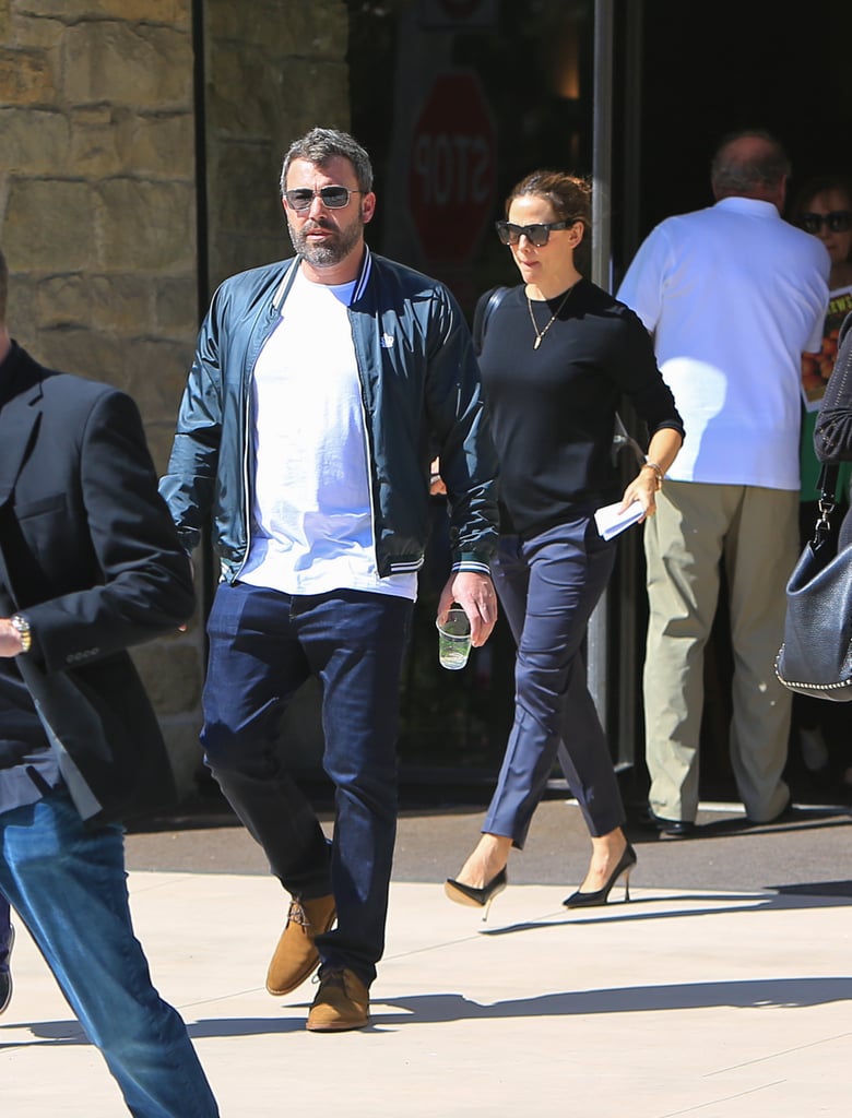 Ben Affleck and Jennifer Garner at Church Sept. 2018