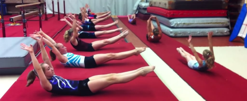 My Abs Are Quaking Just Watching These Gymnasts Do a Core Workout Set to Beyoncé