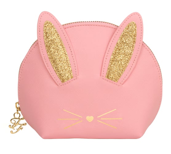 Too Faced Pink Cool Not Cruel Bunny Makeup Bag