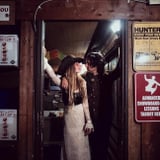 This Bride's Wedding Dress Was Gorgeous, but Her Cowboy-Inspired Look Stole the Show