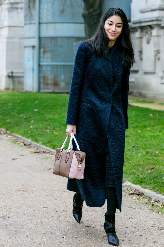 Caroline Issa carried her ladylike sensibility to an all-black outfit ...