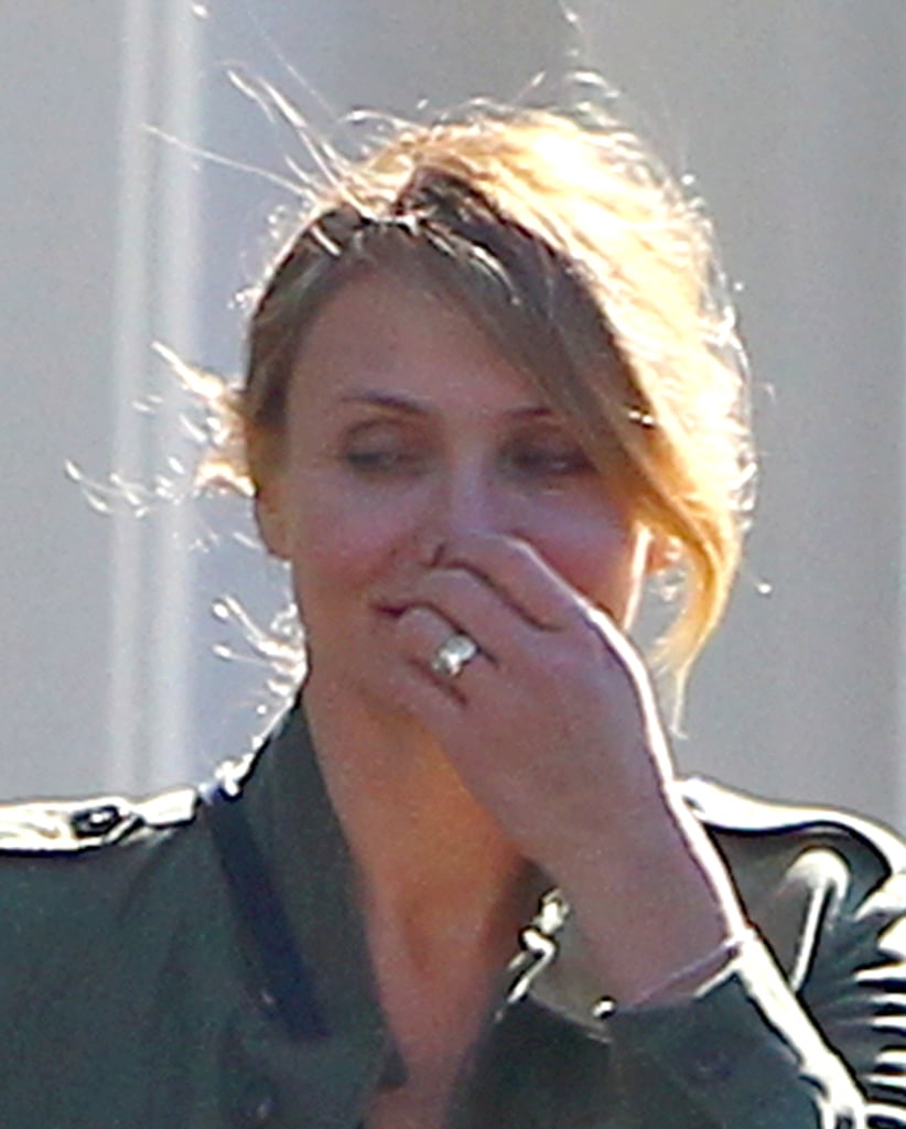 Cameron Diaz Engagement Ring Pictures