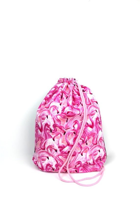Pink Flamingo Gym Bag