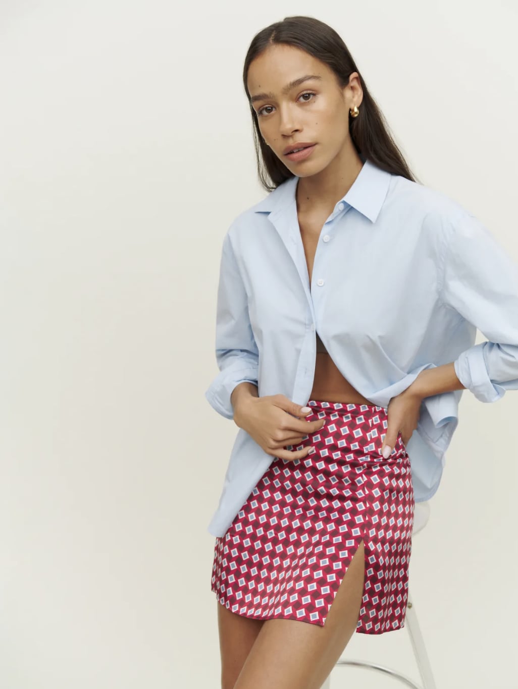 Silk sales skirt reformation
