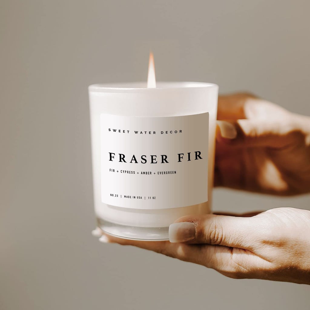 A  Candle For a Festive Vibe: Sweet Water Decor Fraser Fir Candle
