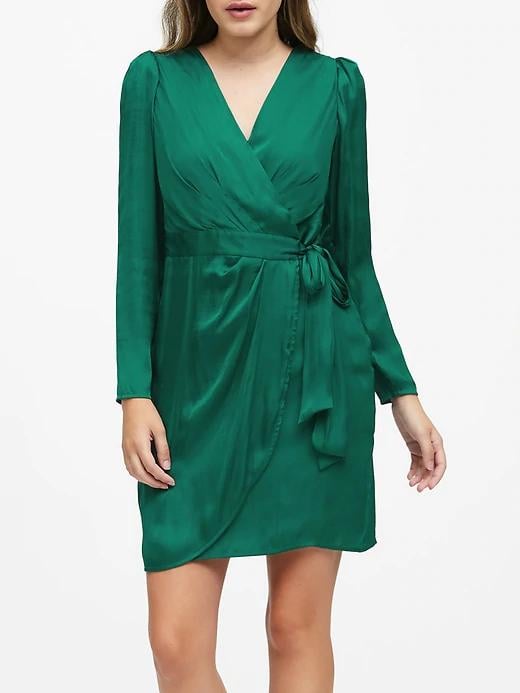 Puff-Sleeve Wrap Dress | 25 Banana 
