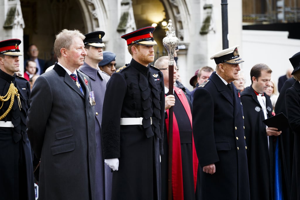 Prince Harry has an inch on his grandfather.