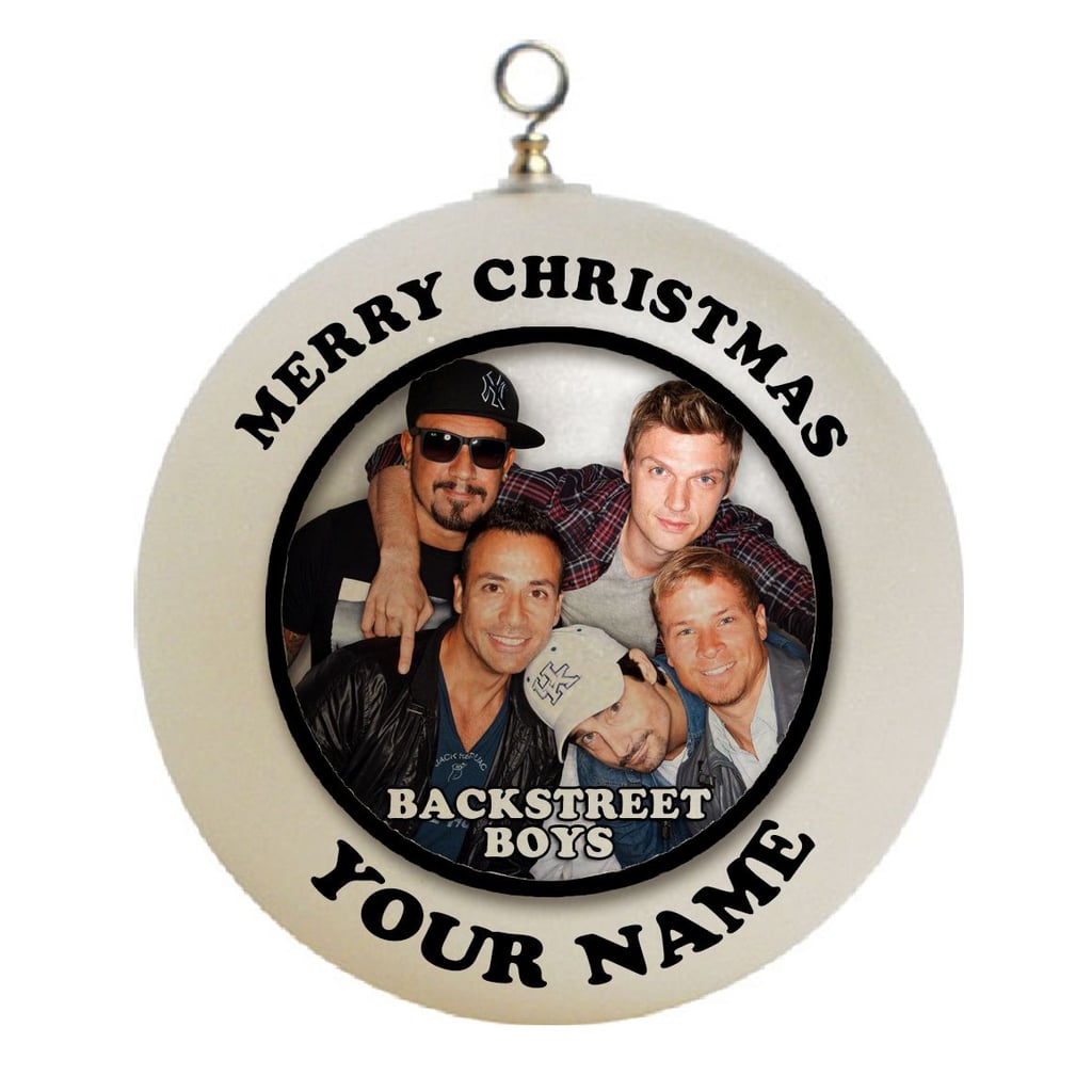 Personalized Backstreet Boys Christmas Ornament