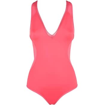 Elizabeth Hurley Pink Swimsuit | POPSUGAR Fashion