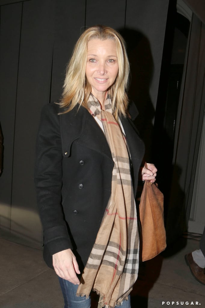 Lisa Kudrow headed out in LA for a Sunday night dinner.