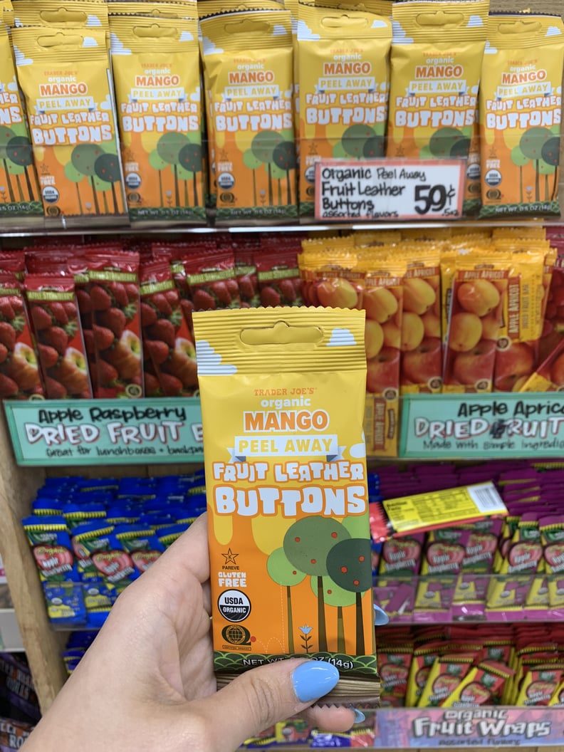 Trader Joe's Organic Mango Peel Away Fruit Leather Buttons