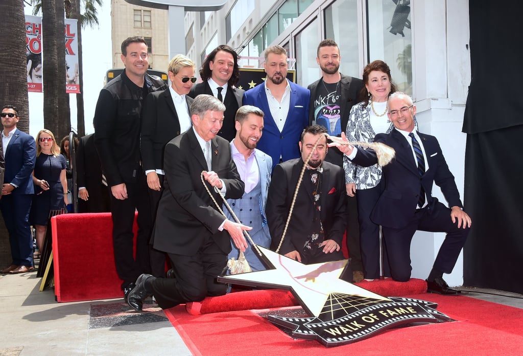 NSYNC Reunion at Hollywood Walk of Fame Ceremony April 2018