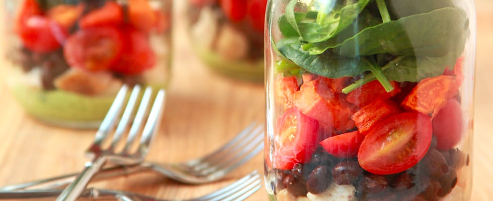 Mason Jar Taco Salad Recipe
