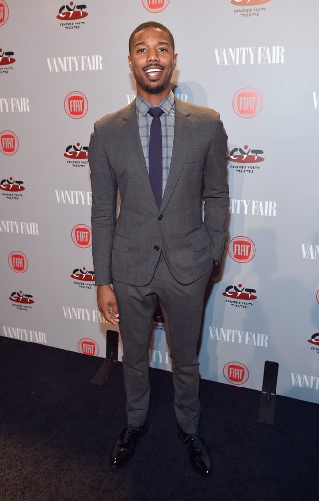 Michael B. Jordan flashed a smile.