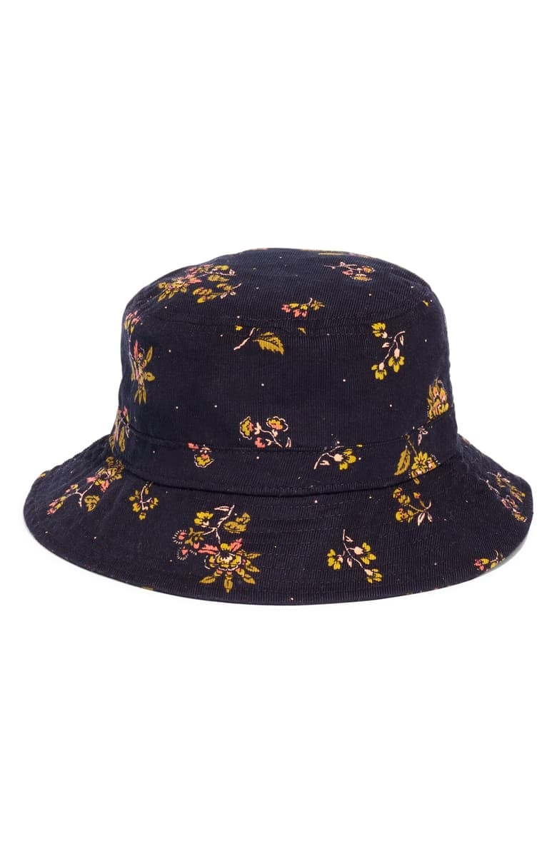 short brimmed bucket hat