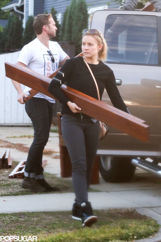 Kristen Bell Buying A Secondhand Bed In La Popsugar Celebrity