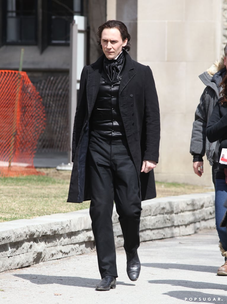 Tom Hiddleston Filming Crimson Peak | Pictures